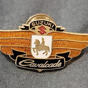Vtg 1985 Suzuki Cavalcade Lapel Pin